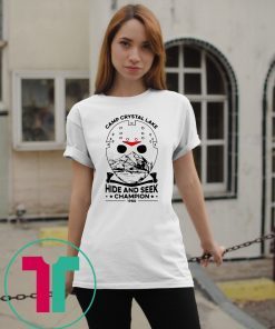 Jason voorhees camp crystal lake hide and seek champion 1980 shirt