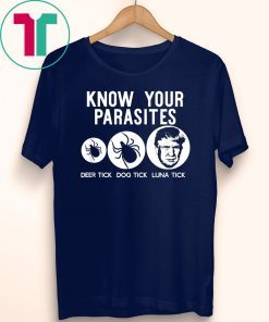 KNOW YOUR PARASITES Anti-Trump RESIST T Shirt Funny Gift