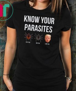Know Your Parasites Dump President Trump Parasite Lunatic T-Shirt
