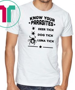 Know Your Parasites T-shirt RESIST Shirt Funny Gift