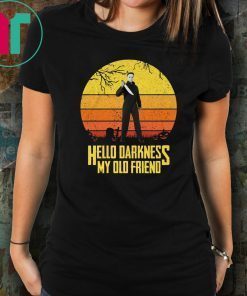 Krueger Michael Jason Leatherface Hello Darkness my old friend Tee Shirt