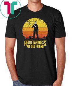Krueger Michael Jason Leatherface Hello Darkness my old friend Tee Shirt