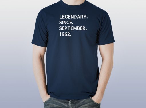 Legendary Since September 1962 Virgo Zodiac T-Shirt