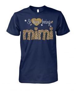 Leopard style I love being nana shirt
