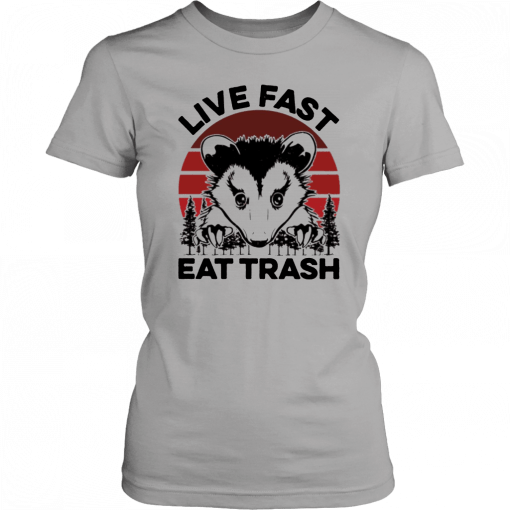 Live fast eat trash possum Unisex T-Shirt