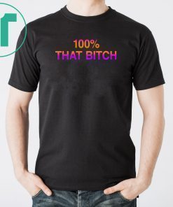 Lizzo 100% That Bitch V-Neck T-Shirt