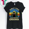 Llama Camping Only You Can Prevent Drama T-Shirt