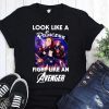 Look like a princess fight like an avenger poster disney shirt