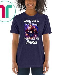 Look like a princess fight like an avenger poster disney shirt