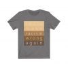 Make Racism Wrong Again T-Shirt UNISEX Jersey Short Sleeve Cotton Tee Women's & Men's Anti Racist Shirt