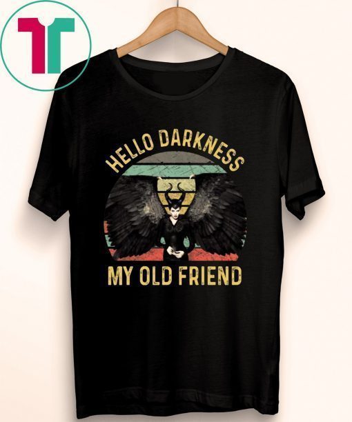 Maleficent Hello Darkness My Old Friends Vintage T-Shirt