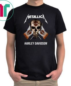 Metallic harley-davidson motorcycles shirt