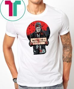 Michael Myers Will Kill For F Food Fun Free Whatever Tee Shirt