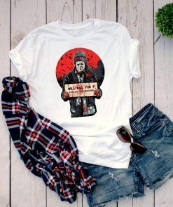 Michael Myers Will Kill For F Food Fun Free Whatever Tee Shirt