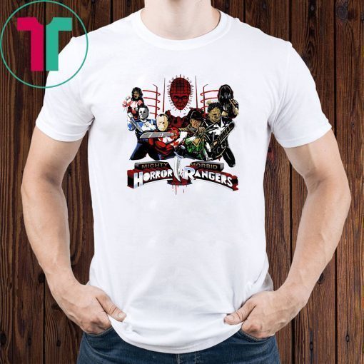 Mighty morbid horror rangers superheroes shirt