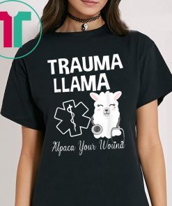 Ministry Of Trauma Llama Alpaca Your Wound Llama Lover Shirt