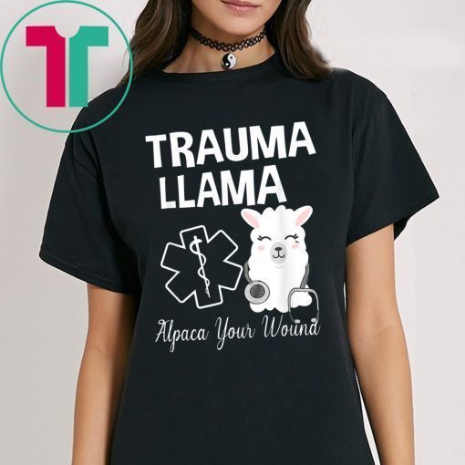 Ministry Of Trauma Llama Alpaca Your Wound Llama Lover Shirt