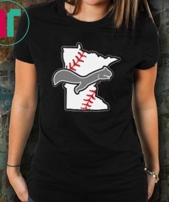 Minnesota Twin Cities Baseball Squirre T-Shirt