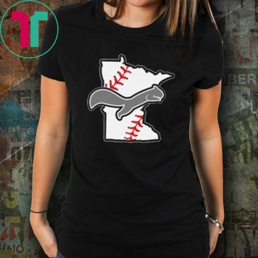 Minnesota Twin Cities Baseball Squirre T-Shirt