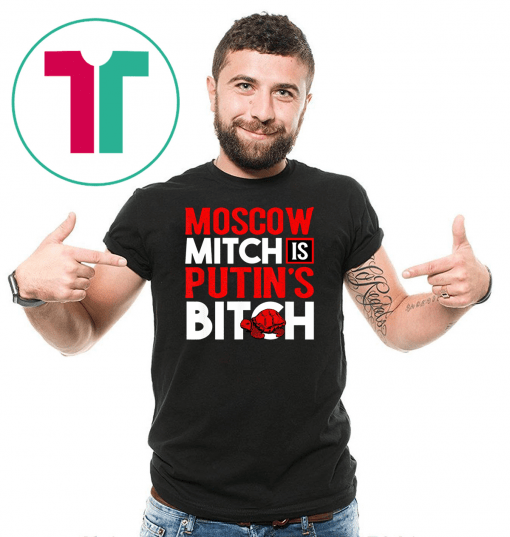 Moscow Mitch Putin's Bitch Russia Red Turtle meme T-Shirt Kentucky Democrats 2020 Gift T-Shirt