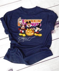 Mouse Mickey Dunkin’ Donuts Halloween T-shirt