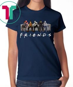Official Horror Characters friends TV Show T-Shirt
