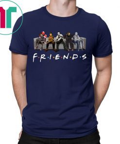 Official Horror Characters friends TV Show T-Shirt