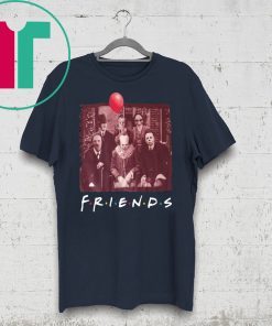 Original Horror Movie Characters Friends TV Show T-Shirt