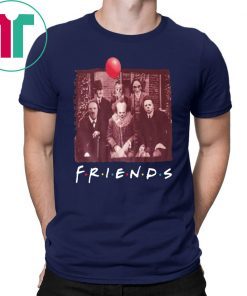 Original Horror Movie Characters Friends TV Show T-Shirt
