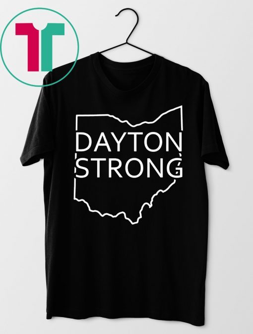 Ohio Map Dayton Strong Shirt