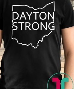 Ohio Map Dayton Strong Shirt