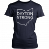 Ohio Map Dayton Strong T-Shirt For Men Women And Kids T-Shirt
