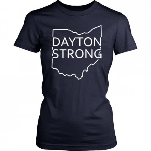 Ohio Map Dayton Strong T-Shirt For Men Women And Kids T-Shirt