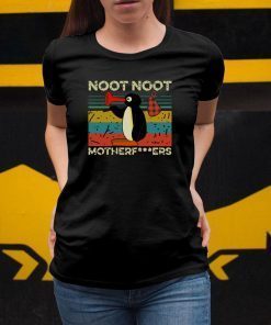 Mens Pingu Noot Noot Motherfucker Unisex Gift Tee Shirt