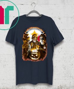 Pittsburgh Steelers Jason Leatherface Freddy Halloween Shirt