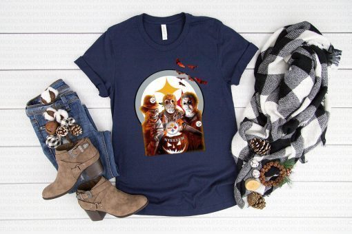 Pittsburgh steelers freddy krueger jason voorhees michael myers halloween shirt