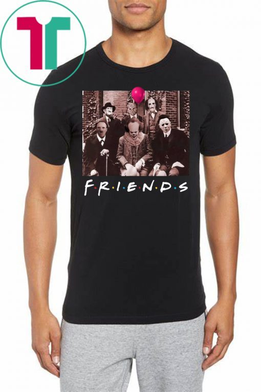 Team Friends IT Spooky Clown Jason Squad Horror T-Shirt