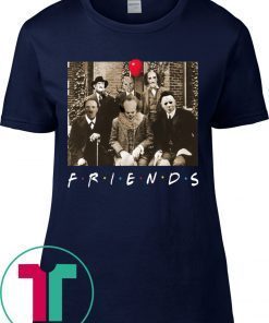 Psychodynamics Horror Characters Friends 2019 T-Shirt