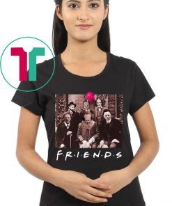 Offician Friends IT Spooky Clown Jason Squad Horror T-Shirt
