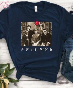 Wens Psychodynamics Horror Characters Friends Tee Shirt