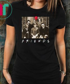 Wens Psychodynamics Horror Characters Friends Tee Shirt
