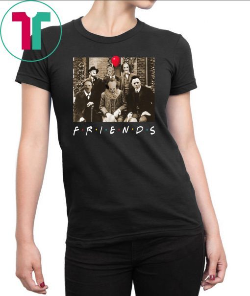 Womens Psychodynamics Horror Characters Friends Classic Funny T-Shirt