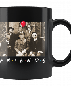 Psychodynamics Horror Movie Characters Friends Mug