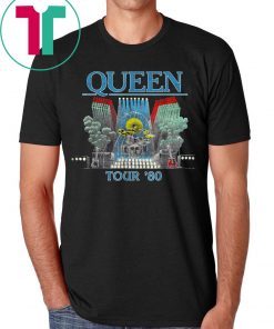 Queen Official Tour 80 T-Shirt for Mens Womens Kids Tee