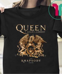 Queen and Adam Lambert The Rhapsody Tour 2019 T-Shirt