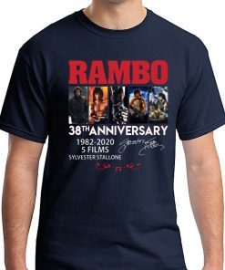 Rambo 38th Anniversary Shirt