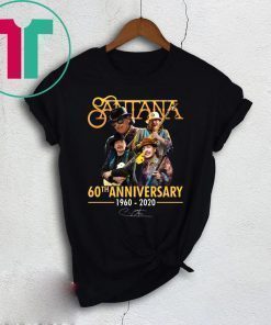 Santana 60th Anniversary Shirt