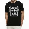 Savages In The Booth Football T-Shirt