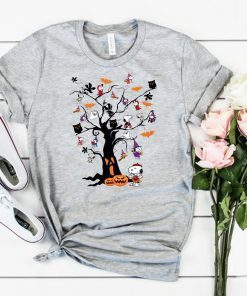 Snoopy halloween tree shirt