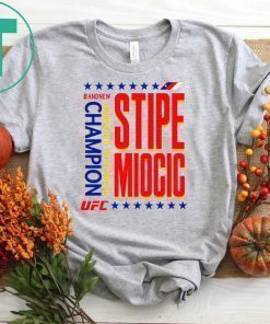 Stipe Miocic #AndNew Heavyweight Champion UFC V-Neck T-Shirt